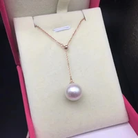 8 9mm akoya pearls 18k gold multifunctional pendant necklace fine jewelry for women ladies mother girls gift
