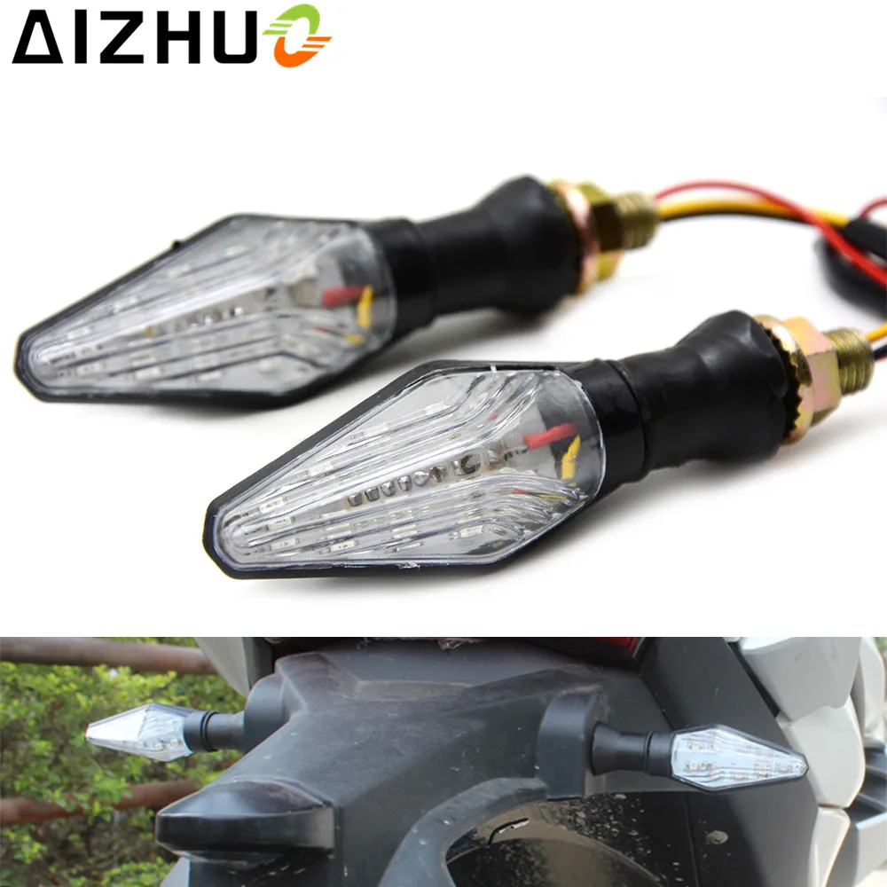 Мотоцикл поворота светильник 12V Светодиодный молдинг кузова For 125 200 390 RC125 BMW F700GS