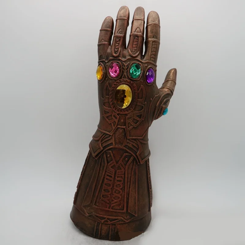 Thanos Super Infinitely Gauntlet Mask Toys Thor 3 Cosplay Prop Costume Snap Gloves Gemstone Weapon of Destruction War Collection | Игрушки и