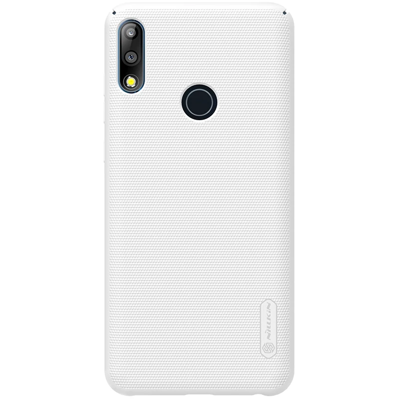 Белый Для Asus Zenfone Max Pro M2 ZB631KL чехол Nillkin матовый щит Жесткий Чехол для Asus Zenfone Max Pro M2 ZB631KL - Цвет: Белый