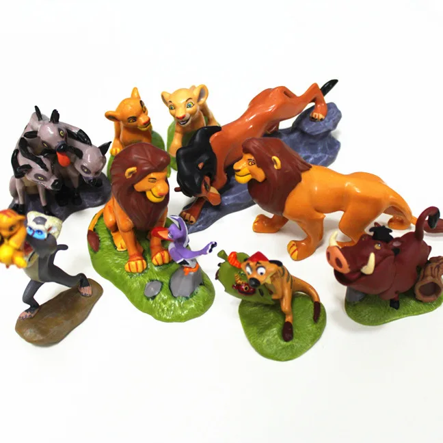 Дисней Аниме Фигурка sThe Lion King экшн игрушка фигурки simba 9 кукла украшения фигурка