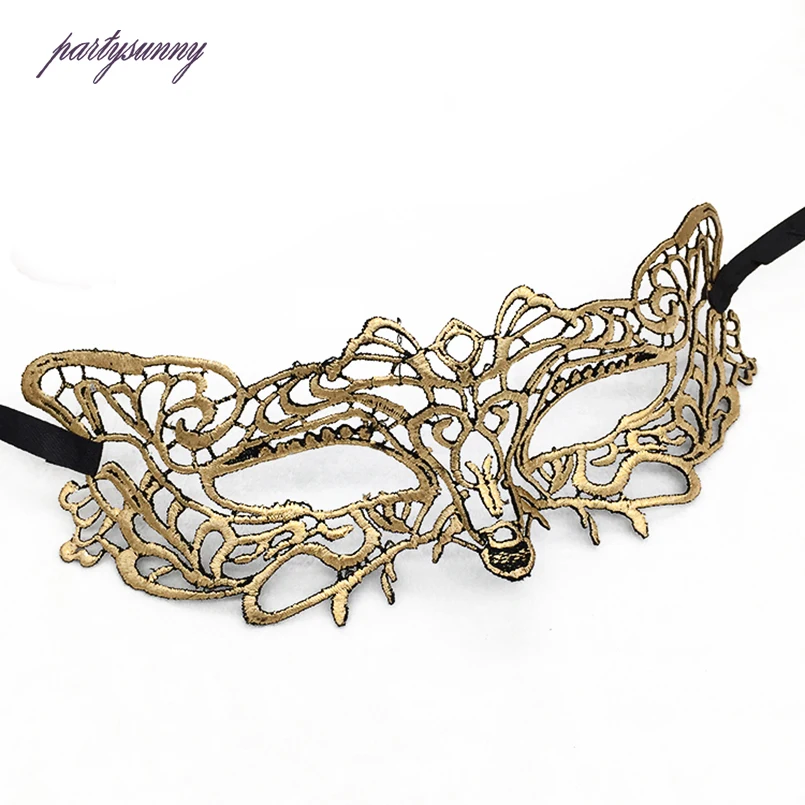 PF маскарадные маски Тигр верхняя половина маска фантазии вырез для глаз Хэллоуин