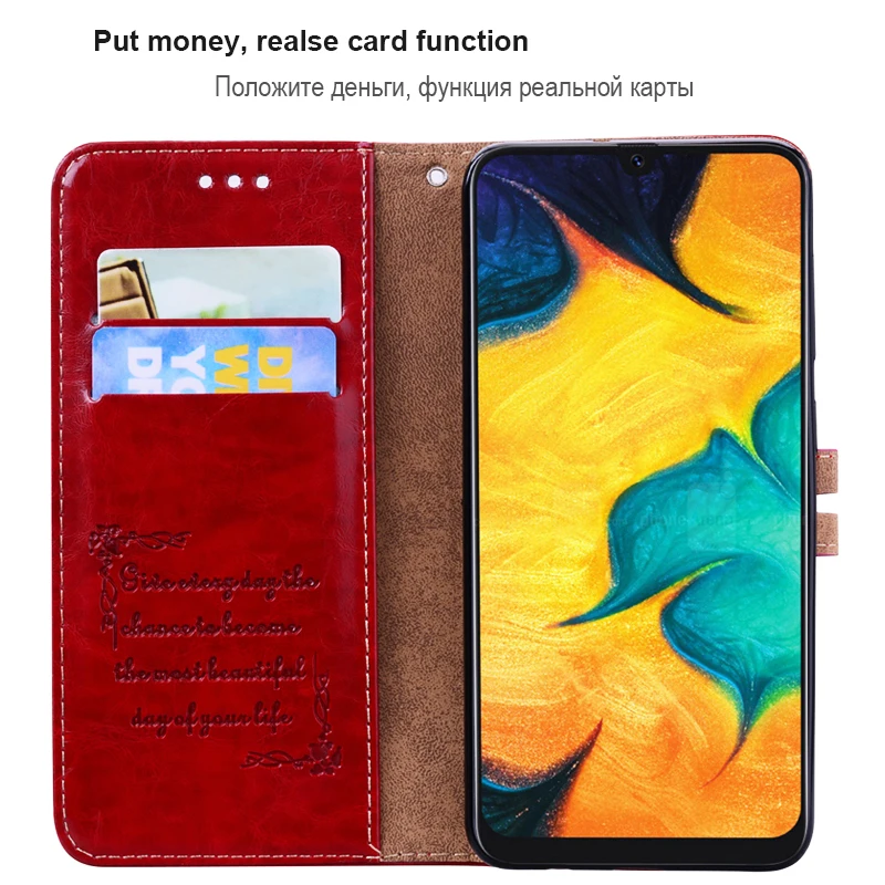 Кожаный флип-чехол для samsung Galaxy S10 S10e S9 S8 плюс A10S A20S A20E A70 A50 A40 A30 A20 A10 A9 A8 A7 A6 J8 J6 J4 Plus