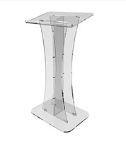 wholesale clear fixture displays plexiglass acrylic podium clear lectern church pulpit