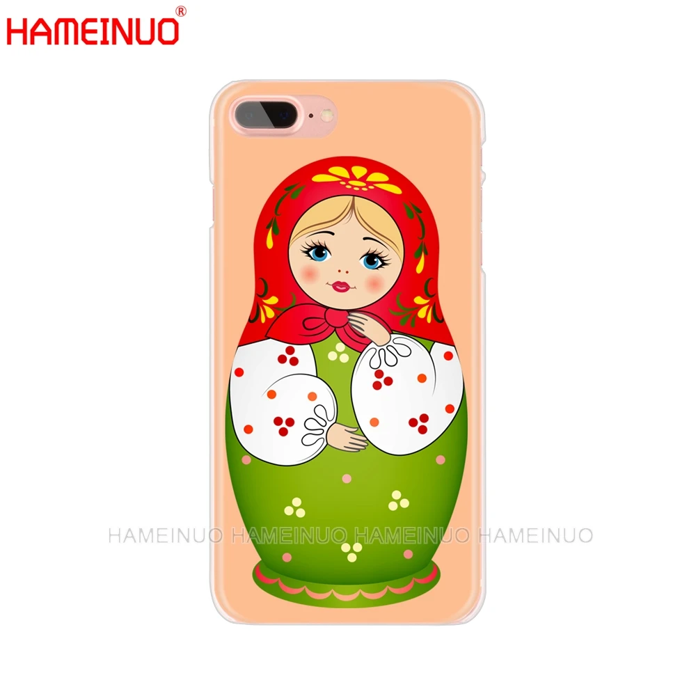 HAMEINUO Russian matryoshka Dolls Pattern Cute Luxury cell phone Cover case for iphone X 8 7 6 4 4s 5 5s SE 5c 6s plus | Мобильные