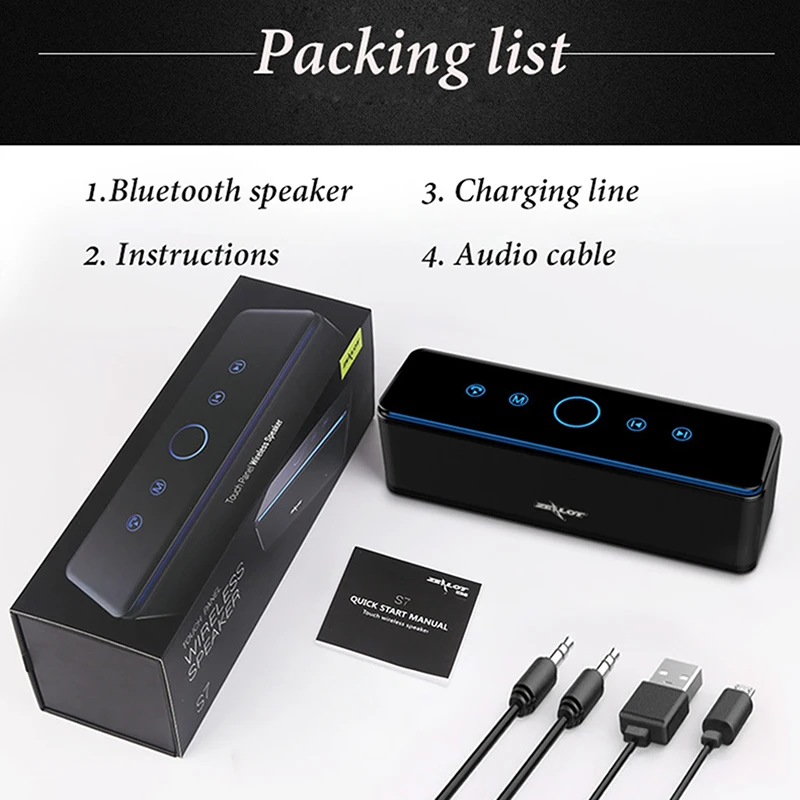 8000 мАч большая батарея сенсорная кнопка HIFI портативный Bluetooth мини беспроводной супер бас динамик сабвуфер стерео Саундбар с микрофоном USB