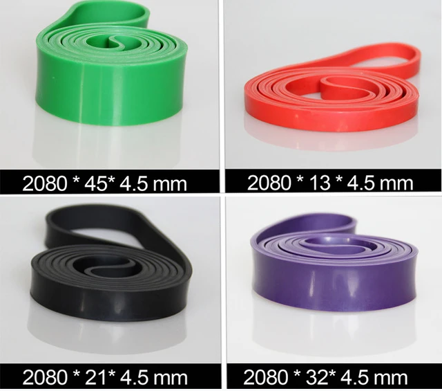 Набор из 4 натяжных резинок натурального латекса 41 &quot Резистентные резинки для