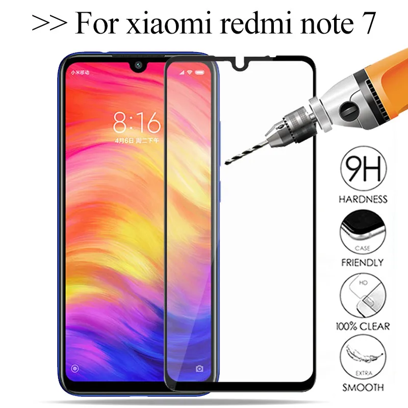 Защитное стекло для xiaomi redmi note 7 закаленное xiomi xaomi note7 Защитная пленка