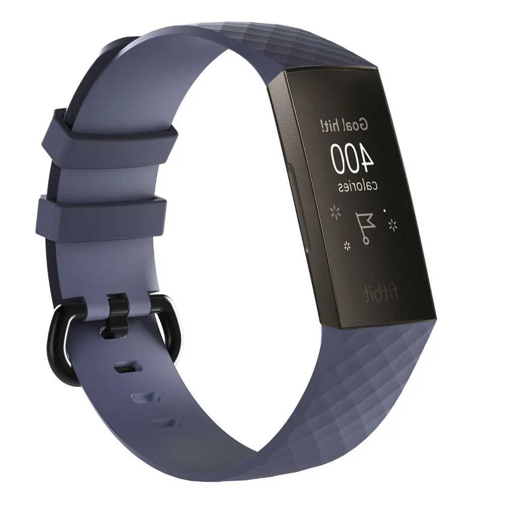 Ремешок для часов Fitbit Charge 3 прочный кожаный браслет подходит Bit аксессуары