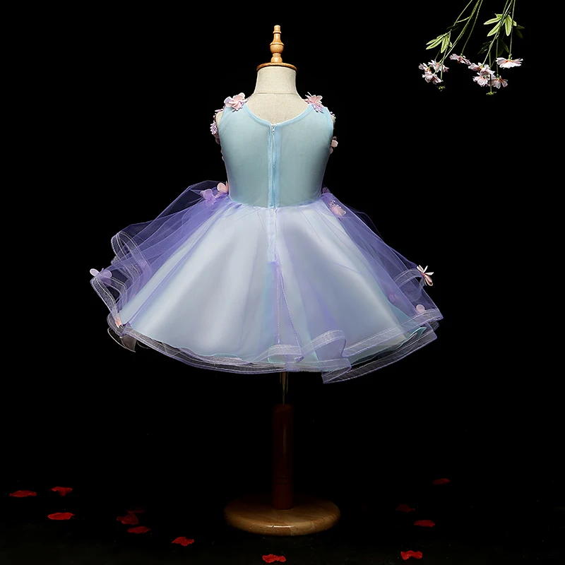Purple Flower Girl Dresses Weddings Ball Gown Pageant Princess Dress Party Clothes for kids 2-13 year | Детская одежда и обувь