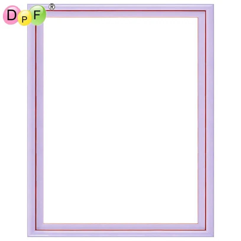 Алмазная вышивка DPF в рамке 5d круглая картина с фиолетовыми розами алмазная