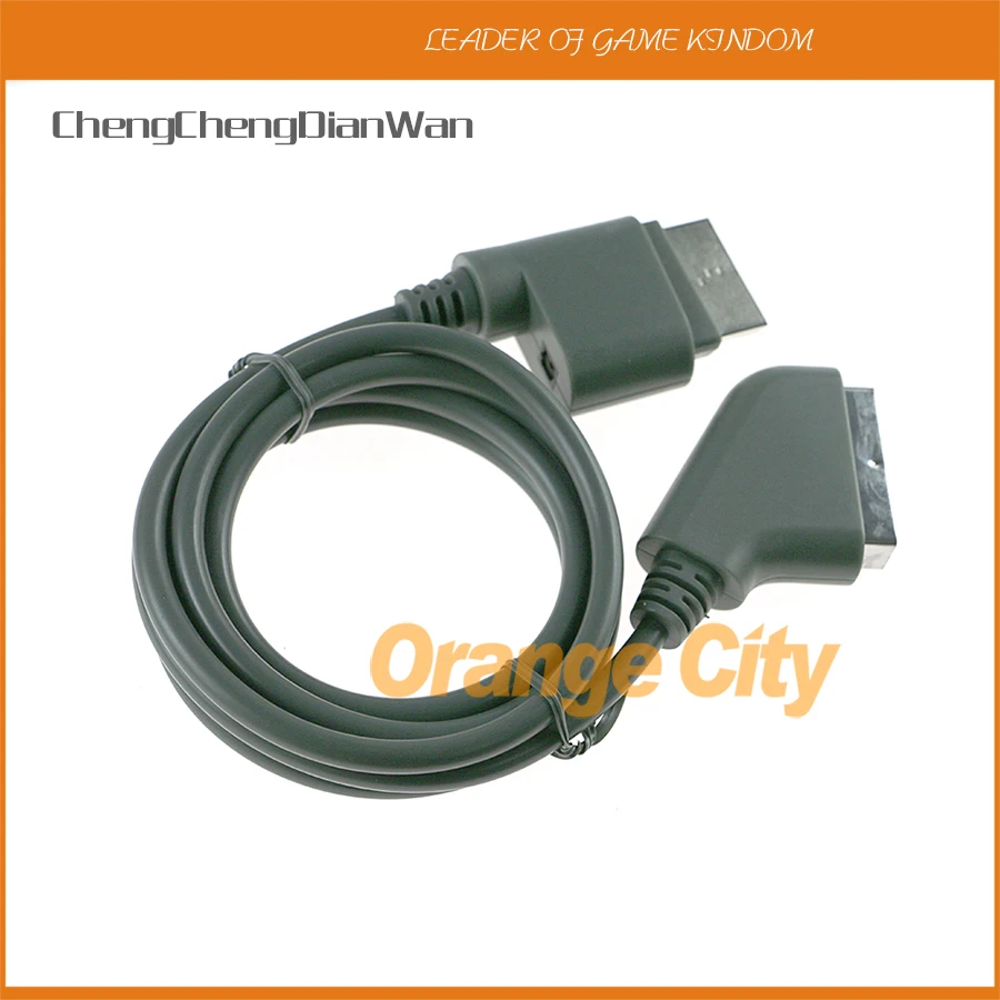 ChengChengDianWan высокого качества 1 8 M 6ft разъем Scart RGB HD ТВ Аудио Видео AV кабель для xbox360
