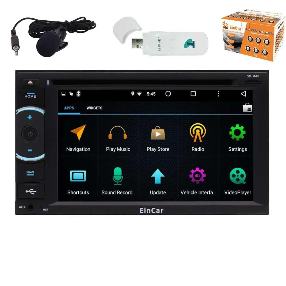 Android5.1 автомобильный стерео сенсорный экран gps dvd плеер 2 Din навигация