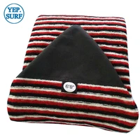 protective bag surf sock surfing stretch terry sock cover 6ft8 redwhite with black color sock