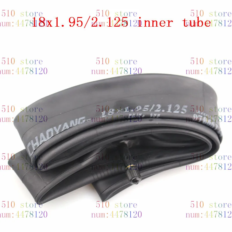 

Free shipping Inner Tube 18x1.95/2.125 with a Straight valve fits many gas electric scooters and e-Bike electric folding bicycle