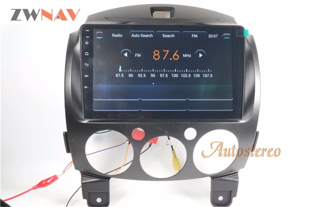 ZWNAV Android 6,0 ram 2GB Автомобильный gps Радио экран без dvd-плеера для Mazda 2 2007- головное устройство Мультимедиа gps навигация