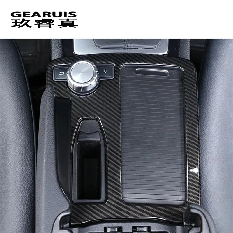 Автомобильный Стайлинг из углеродного волокна мультимедийные панели для рук