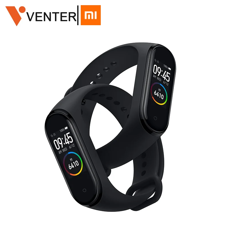 2019 Русская версия Xiaomi mi Band 4 Smart band Браслет фитнес трекер управление музыкой