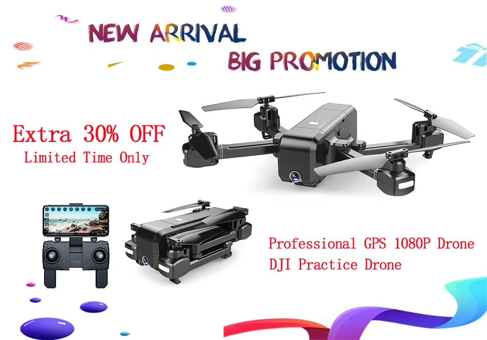 JJRC H68G Радиоуправляемый Дрон с камерой HD 1080P Wi-Fi FPV удерживающий высоту Профессиональный Дрон gps FPV Радиоуправляемый вертолет Квадрокоптер с камерой