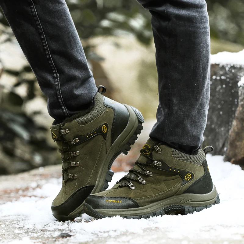 Уличные походные треккинговые ботинки водонепроницаемые брендовая мужская