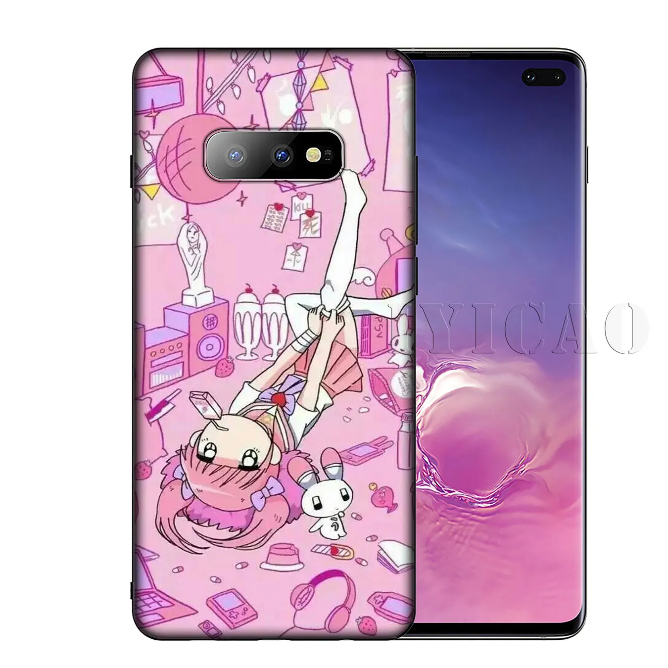 IYICAO Girly Pastel Witch Goth Мягкий силиконовый чехол для телефона Samsung Galaxy S20 Ultra S10 Lite S9 S8 Plus S6