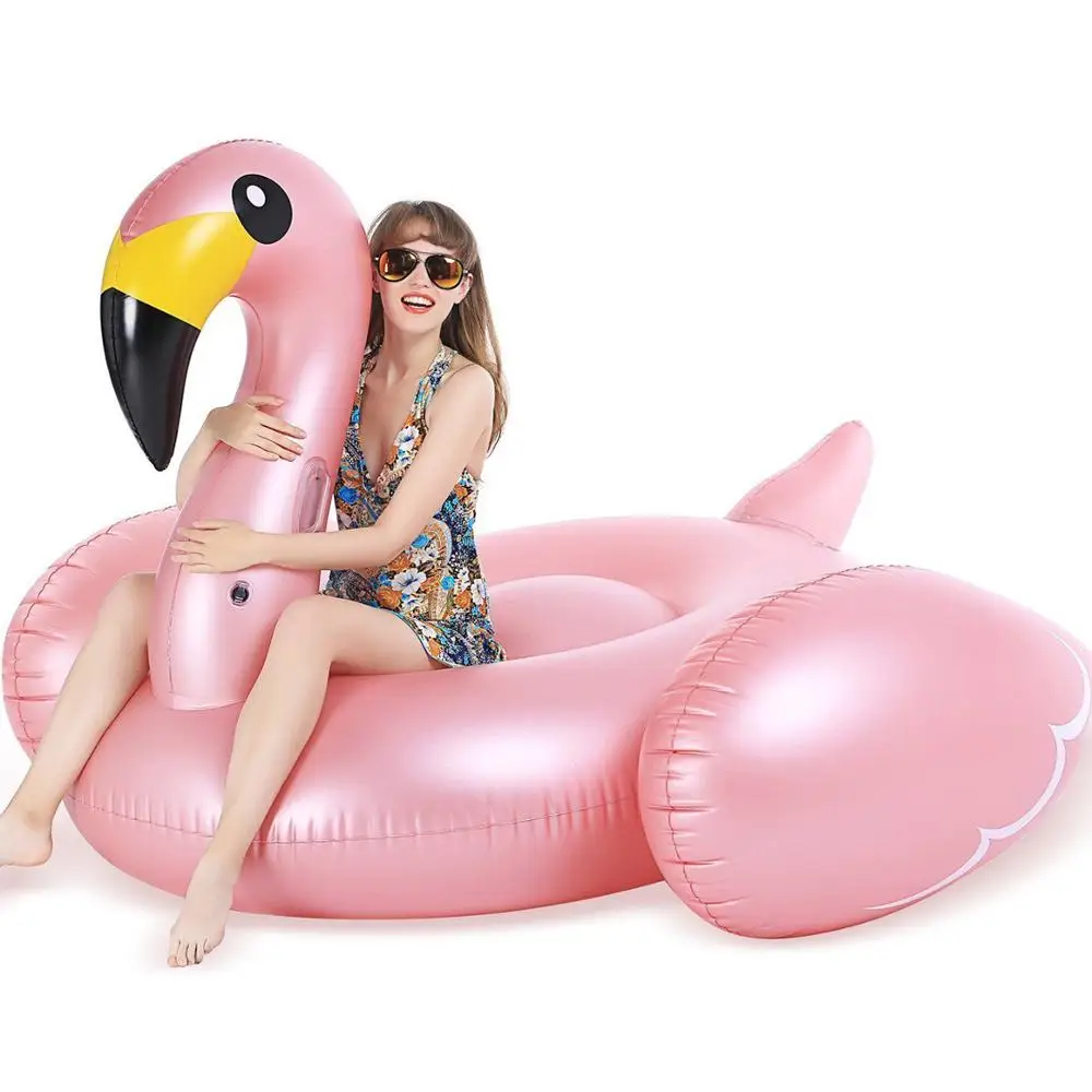 Гигантский надувной Единорог Лебедь Фламинго плавающий ряд Лей он Rideable Lounge