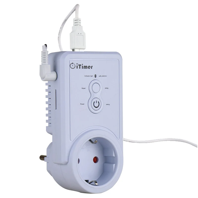 Умная розетка с датчиком температуры GSM Smart Power Plug пульт дистанционного