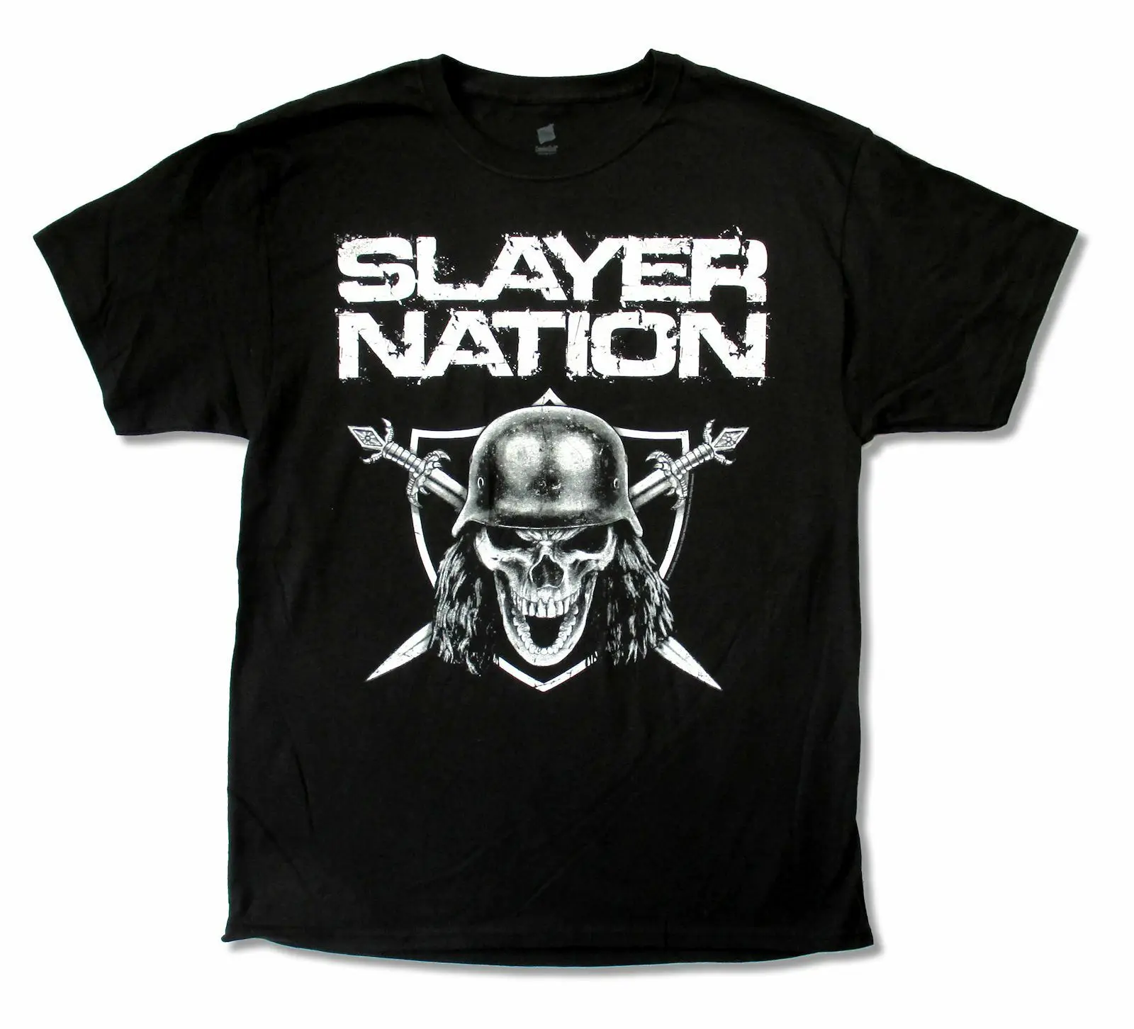 Slayer Nation Tour 2014 Черная Мужская футболка с мировым превосходством | одежда