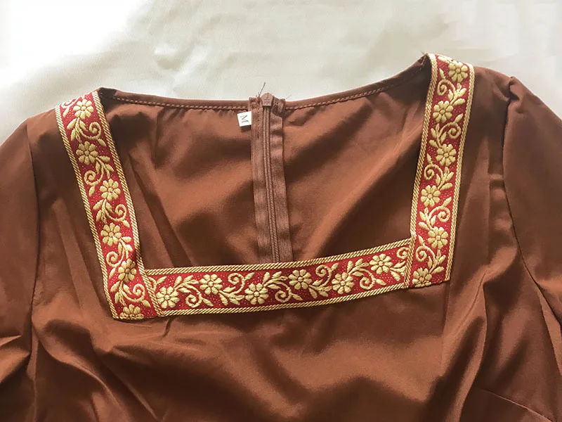 Medieval Renaissance Royalty Princess Costume For Women Vintage Theater Noble Dress Up Gown Lady Square Neck Maxi Clothes |