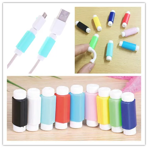 5 шт USB кабель протектор Saver Наушники Шнур провода крышка зарядное устройство