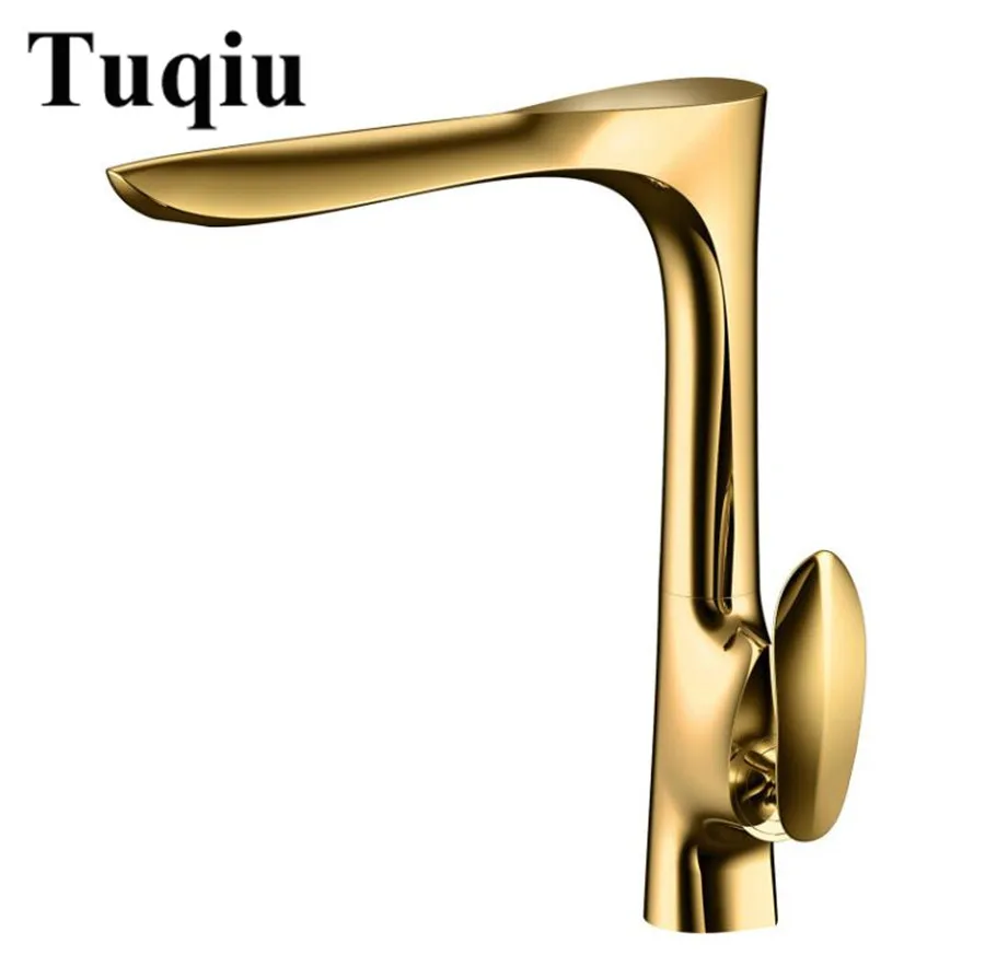 

New arrival gold brass hot and cold single lever German technology bathroom basin faucet,tap