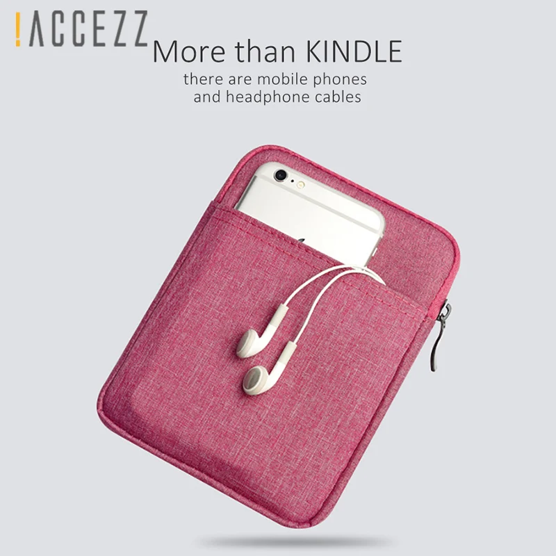 !ACCEZZ 6inch Tablet Sleeve For Amazon Kindle Paperwhite 1 2 3 Cotton Shockproof Full Protective Ultra Slim Case Cover Bag Funda |