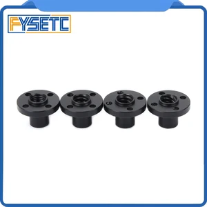 2 шт., трапециевидные винтовые гайки для 3D принтера, оси Z, T8, гайка трапециевидной винтовой гайки, 1 мм, 2 мм, 4 мм, 8 мм для свинцового винта