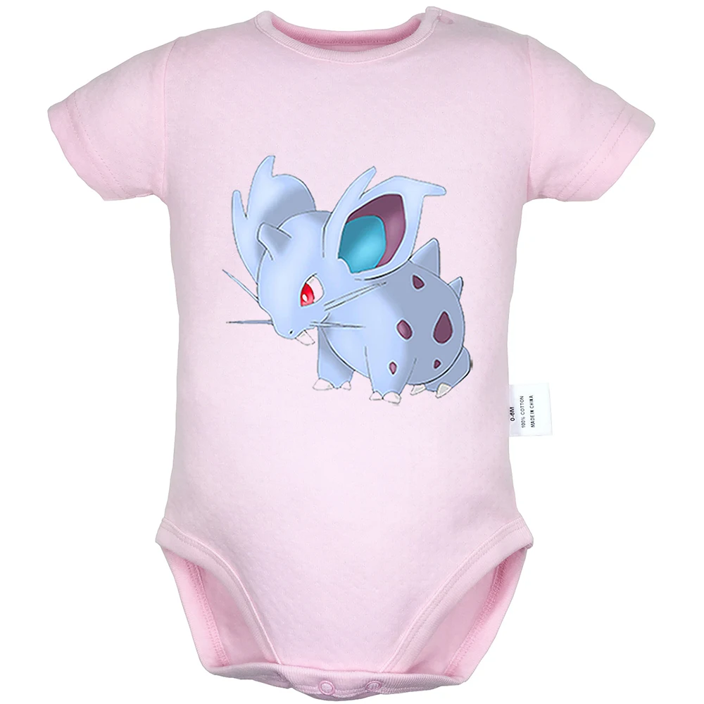 Костюм для новорожденных Pokemon Lickitung Metapod Nidoran Pidgey pinsir хлопковый комбинезон малышей