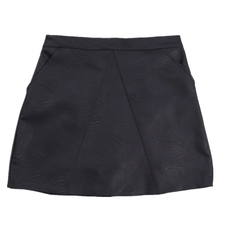 Женская облегающая мини юбка из искусственной кожи короткая карандаш с высокой