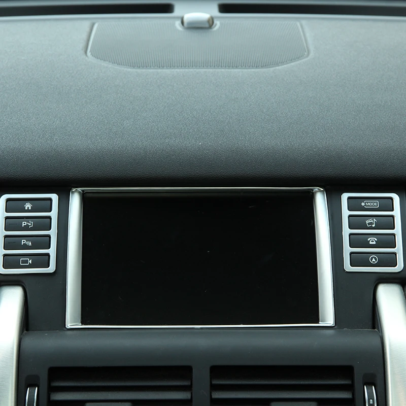 

Chrome GPS Screen Cover Trim For Land Rover Discovery Sport 2015 Car Accessories