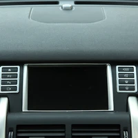 chrome gps screen cover trim for land rover discovery sport 2015 car accessories