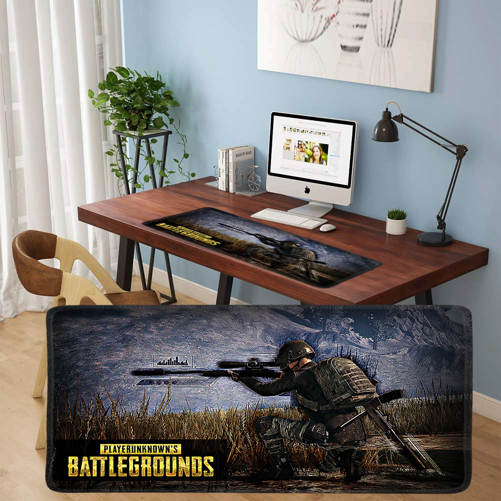 YIMAOC 30*60 cm Large Mouse Pad Gamer Mousepad Rubber Gaming Desk Mat with Locking Edge PUBG | Компьютеры и офис