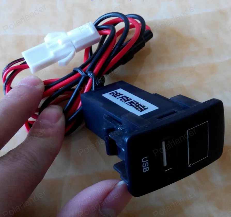 5V 2.1A выходной адаптер питания Автомобильное USB зарядное устройство для H/onda