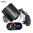 RGB-светильник, 16 Вт, Звездный потолочный светильник, светодиодный светильник, двигатель s, RF, сенсорное управление, 2 м, 3 м, 4 м, оптоволоконный кабель