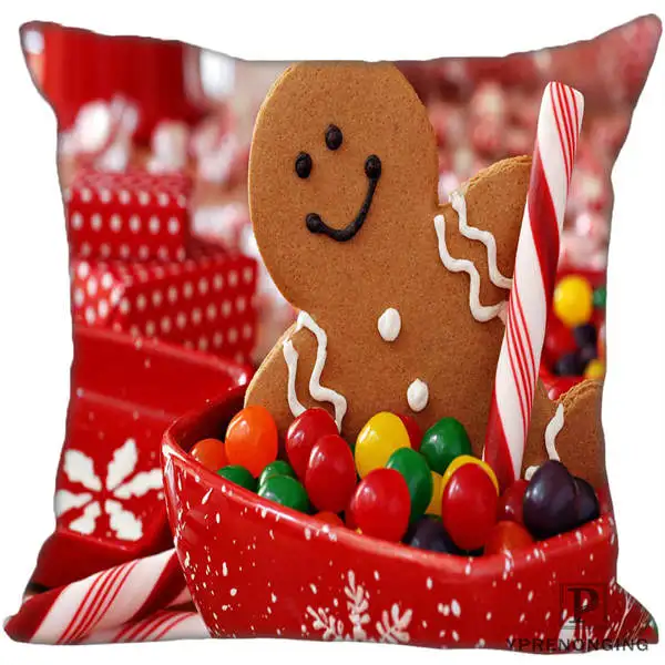 Square Pillowcases Декоративная наволочка Mrry на заказ, Рождественская квадратная Наволочка на молнии, лучший подарок 35X35,40x40,45x45 см(одна сторона) 180516-25 - Цвет: Square Pillowcases