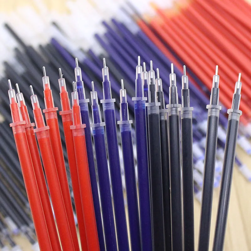 20 pieces / set of refill handles sign rod 0.38 mm gel pen replacement full needle red blue black ink | Канцтовары для офиса и