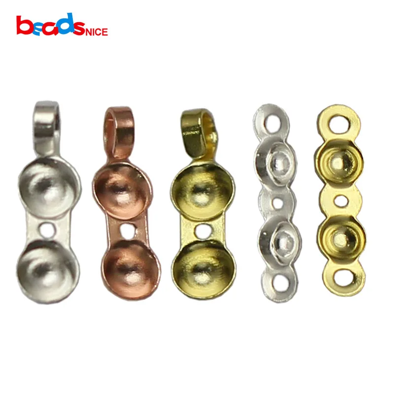 Beadsnice 925 пробы серебряные ювелирные изделия застежка корпус Обжимные бусины
