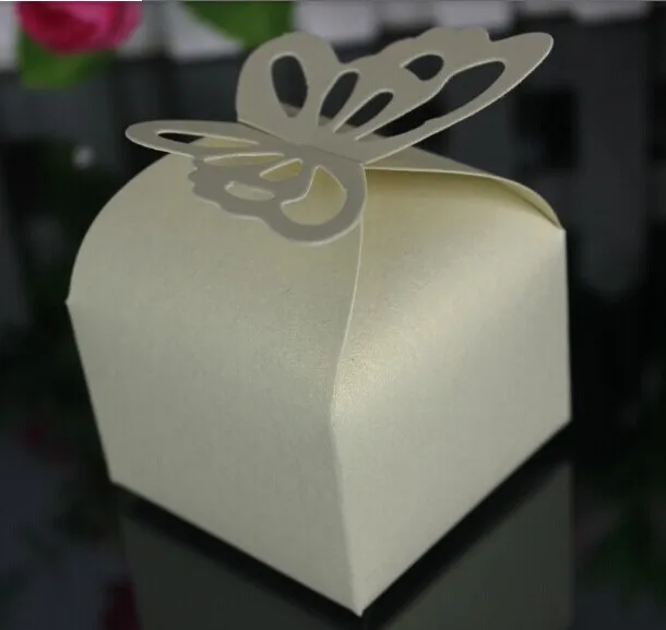10 шт. Подарочная коробка сделай сам с бабочками для свадебных торжеств