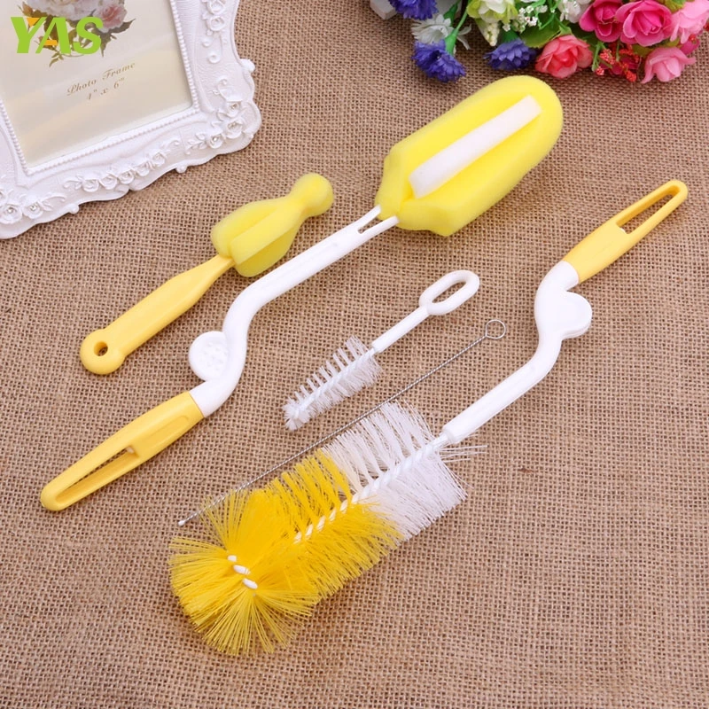 

5pcs Baby Feeding Milk Bottle Nipple Teat Spout Tube Cleaning Brush Cleaner #330