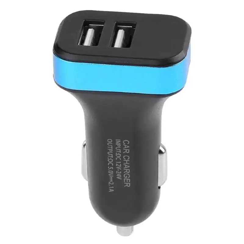 Авто прикуриватель 2.1A двойной Переходник USB для зарядки в машине со светодиодный индикатор напряжения тока детектор для телефона планшета универсальный