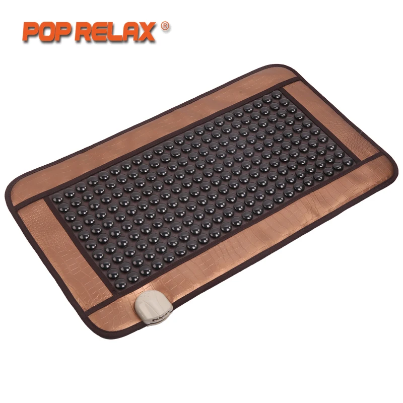 

POP RELAX Tourmaline Stone Massage Mat Anion Far Infrared Heating Thermal Physiotherapy Jade Germanium Mat Health Care Mattress