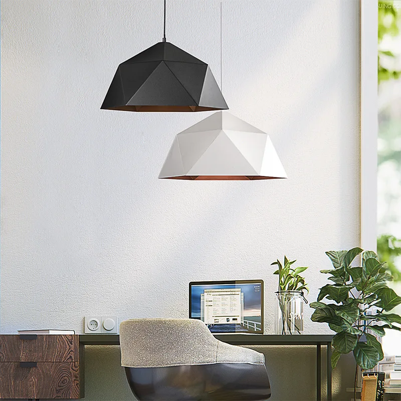 

Retro Iron Restaurant Pendant Lights E27 Led Bulb Bar Coffee Shop Bedroom Parlor Hanging lamp Simple Pendant Lamp Loft Deco