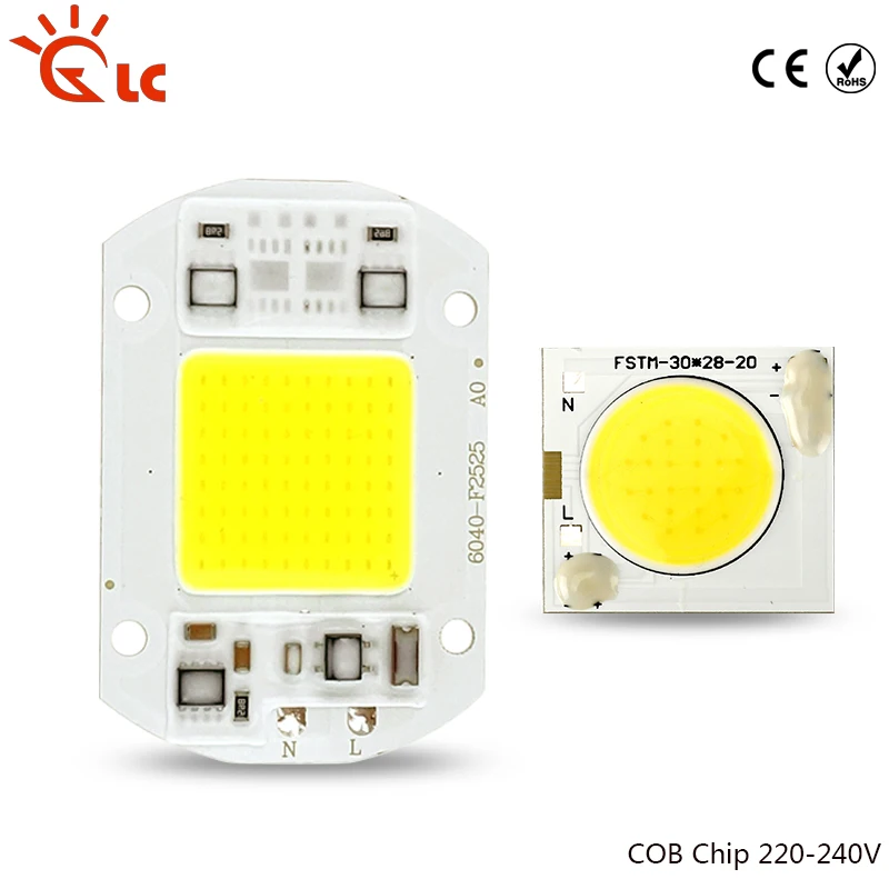 Светодиодный чип лампа COB 3 Вт 10 20 30 50 220 В вход умный IC драйвер подходит для DIY