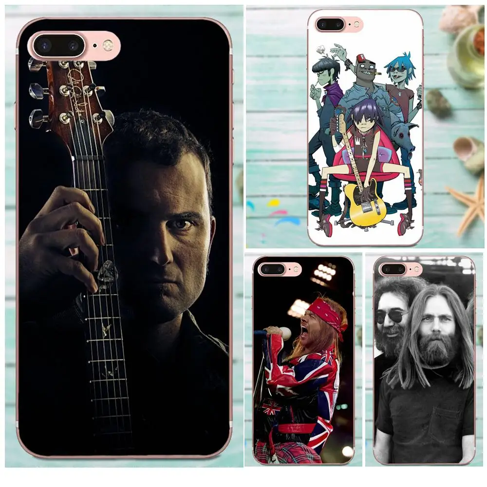 Rock Bands коллекция Защитные ТПУ чехлы для телефонов Huawei P8 P9 P10 P20 P30 Mate 7 8 9 10 20 Lite Plus Pro